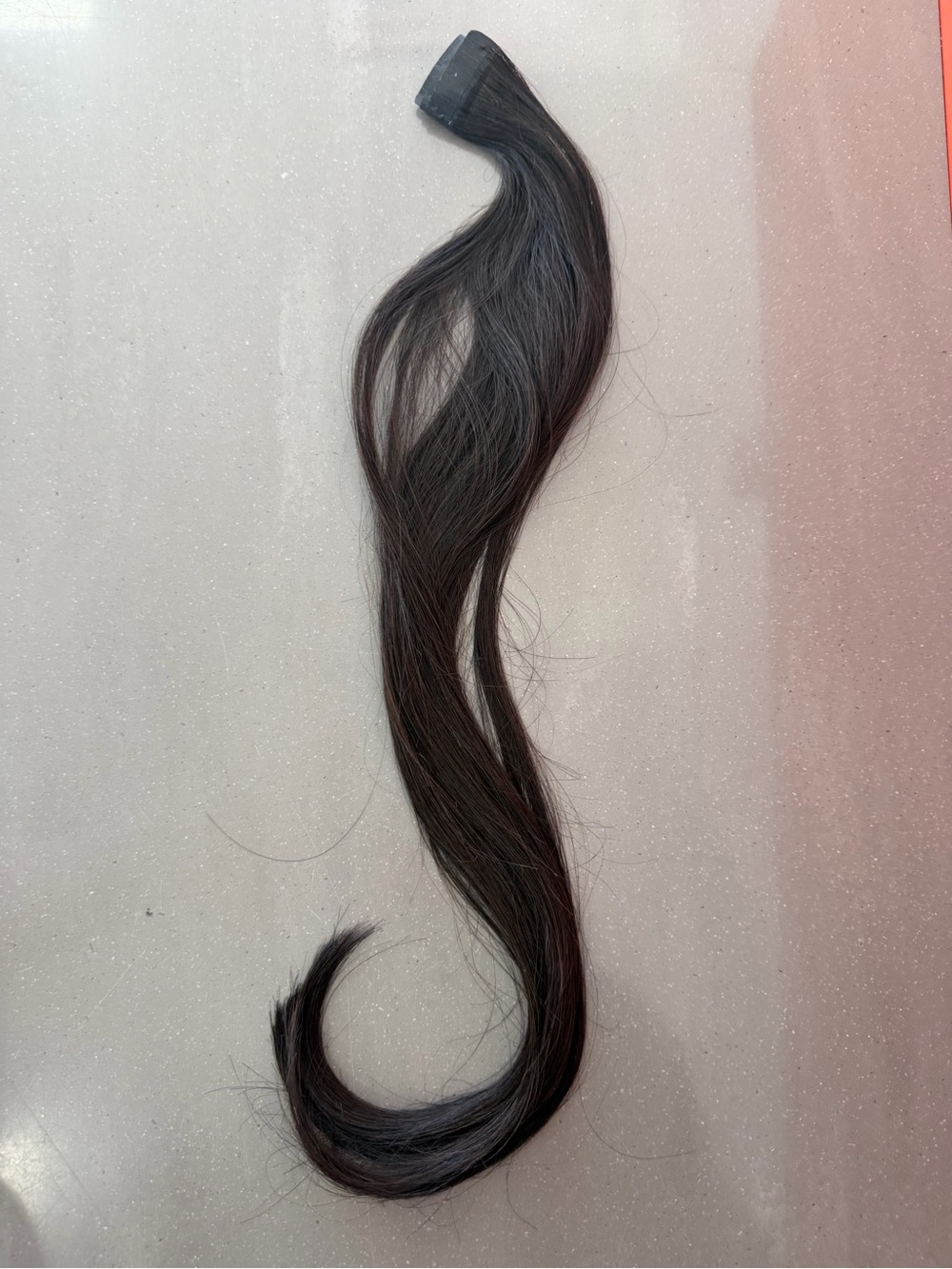 Black Clip in Extension 20 inches